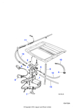 BCC9481 - Jaguar Undertray drain tube