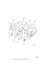 BCC6611SDB - Jaguar Sill carpet