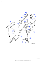 CAC3103 - Jaguar Mounting bar