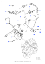 JDE39240 - Jaguar Fuel return pipe