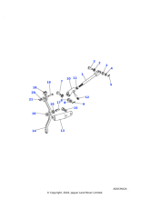 PS104121L - Land Rover Pin-split