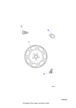 MNC6113CA - Jaguar Alloy road wheel