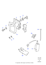 LR031337 - Land Rover Lock assembly-door