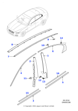 T4N13793 - Jaguar Door seal