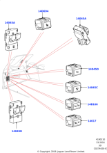 Switch Pack, Electrically Deployable Tow Bar, 21MY onwards