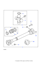 TVB100610 - Land Rover Propellor shaft