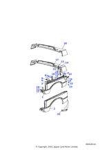 MXC8304 - Land Rover Washer-fibre