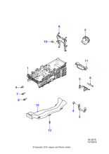 C2D3375 - Jaguar Console air duct