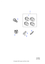 C2S42424 - Jaguar Wheel balance weight