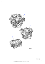AJ83079 - Jaguar Complete engine
