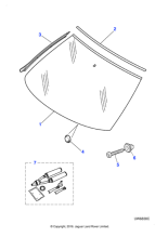 XR854416 - Jaguar Windscreen finisher