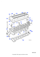 EBC11327 - Jaguar Cylinder head