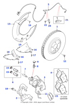 T4A34339 - Jaguar Brake disc kit