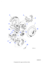 JLM1450 - Jaguar Brake disc kit