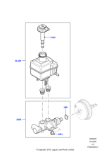 LR015518 - Land Rover Reservoir - Brake Fluid