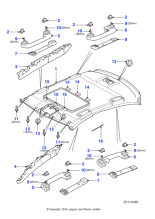 C2Z11350 - Jaguar Grab handle spacer