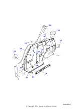 390049 - Land Rover Stiffener