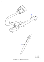 JDE39439 - Jaguar Heater plug harness