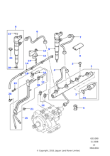LR009107 - Land Rover Rail assembly-multi point injection fuel distribution
