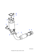 C2S41425 - Jaguar Exhaust catalyst