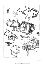 C2C39572 - Jaguar Evaporator and blower