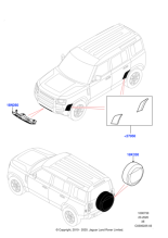 VPLEW0130 - Land Rover SPARE WHEEL COVER