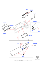 LR138239 - Land Rover Bezel - Instrument Cluster