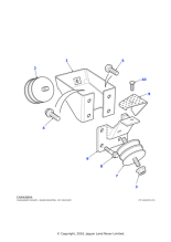ANR1892 - Land Rover Heatshield-front engine mounting