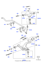 LR028246 - Land Rover Arm - Front Suspension