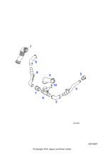 XR849057 - Jaguar Hose