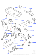 LR123933 - Land Rover Insulator - Engine Compartment