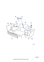 C87379 - Jaguar Nyloc nut