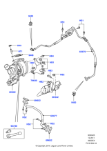 LR006644 - Land Rover Pipe - Oil Feed