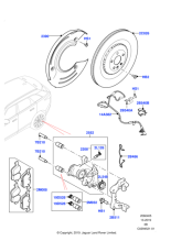 LR122689 - Land Rover Kit - Caliper Brake Pad