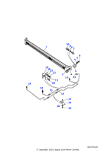 ESR2416 - Land Rover Bracket-mounting oil pipe