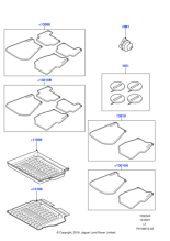 LR006241 - Land Rover Kit - Floor Contour Mat