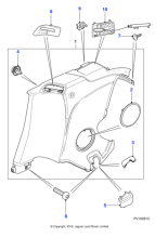 C2P21071LEG - Jaguar Moving flap kit