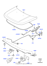 LR018697 - Land Rover Hinge