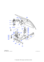 ASR1429 - Land Rover Catch assembly-bonnet safety