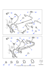 AWR1516 - Land Rover Pipe-condenser/receiver dry air conditioning