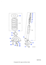 NT606041J - Jaguar Locking nut