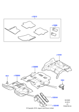 LR043708 - Land Rover Carpet - Floor