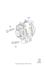 LR077418 - Land Rover Alternator