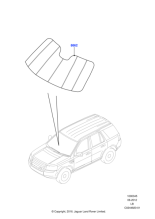 Freelander 2 Windscreen Sun Shield