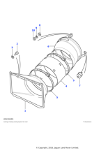 ESR2308 - Land Rover Cowl-cooling system fan