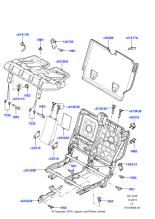 ERG500011LUP - Land Rover Cover - Rear Seat Bracket