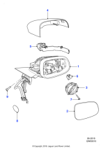 T4K4176 - Jaguar Door mirror