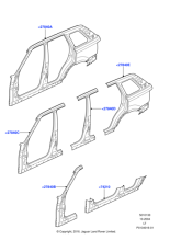 ALA790090 - Land Rover Panel - Body Side