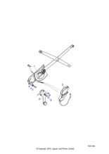 MUC2039 - Land Rover Regulator-front door glass