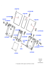 LR115001 - Land Rover Latch - Rear Seat Back